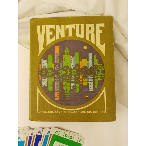 Venture - A 3M Game 1970 3M - Business Finance Card Game money vintage - Picture 2 of 7